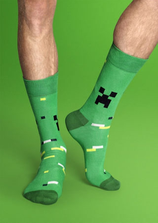 Illustration for article titled Minecraft Socks are Way Cooler Than You Think